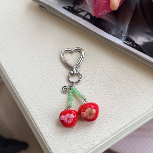 Softling Cherries bagcharm