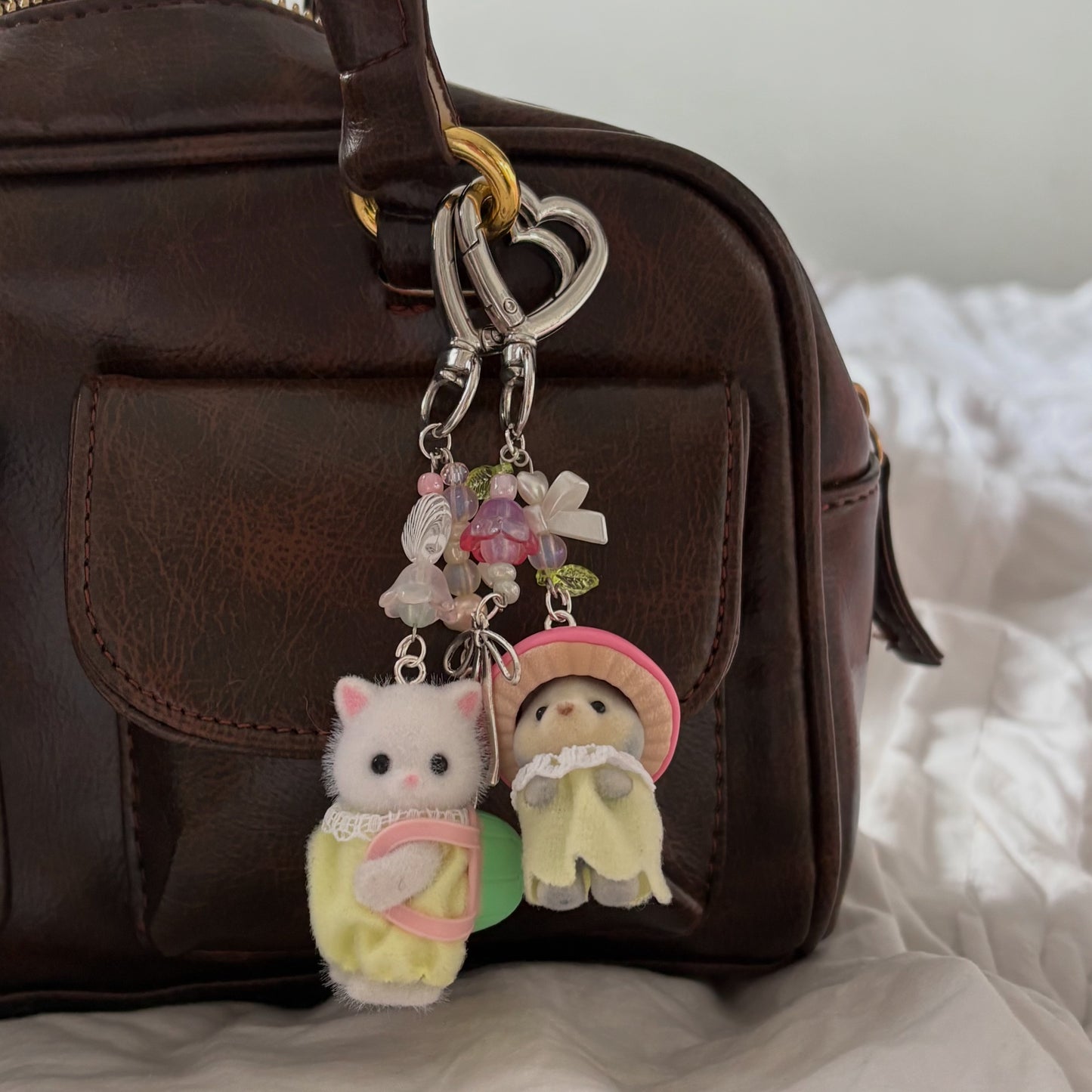 Woodland baby bag charms