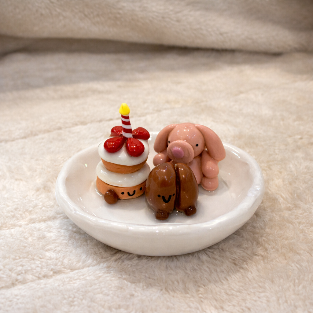 Amusable Figurine Jewellery Dish