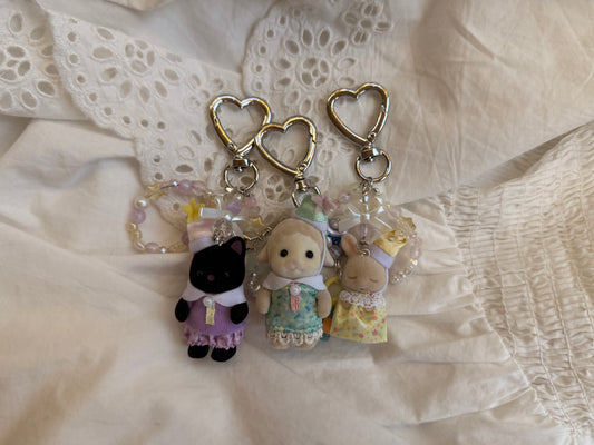 Sleeping Baby Bag Charms