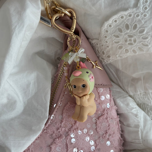 sonny angel cherry blossom keychains