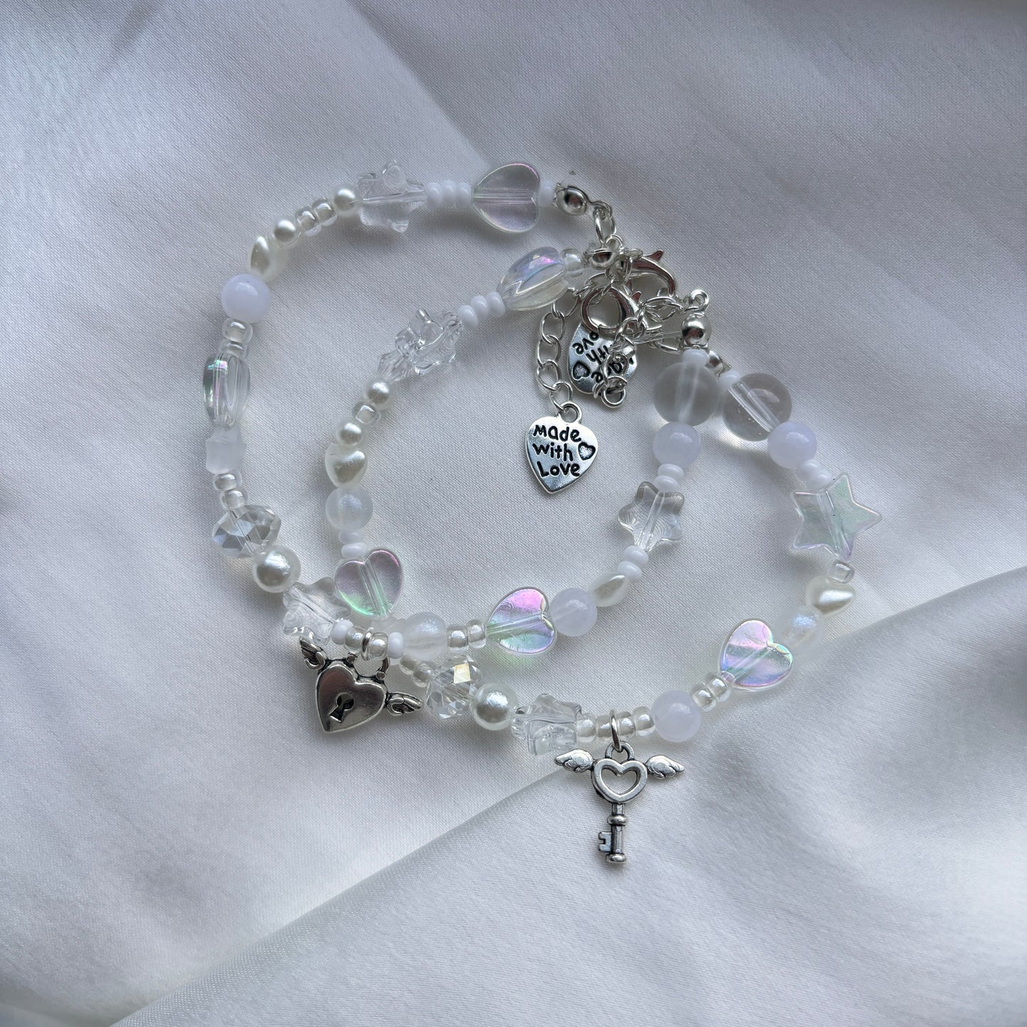 Lock and Key bracelet set